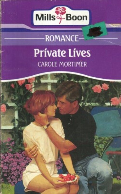 Book cover for "Private Lives" by Carole Mortimer