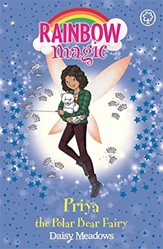 Book cover for "Priya the Polar Bear Fairy" by Daisy Meadows