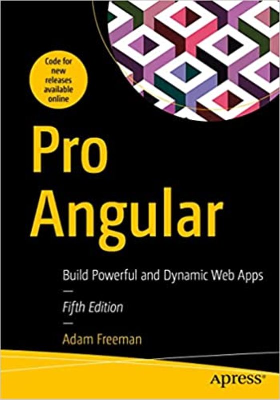 Book cover for "Pro Angular" by Adam Freeman