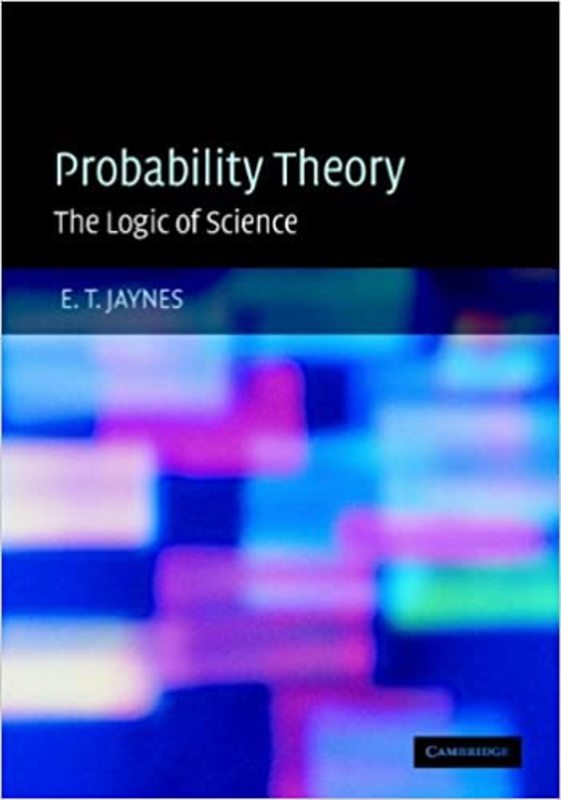 Book cover for "Probability Theory" by E. T. Jaynes