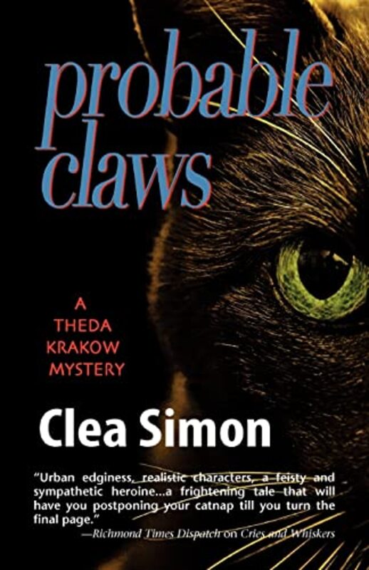 Book cover for "Probable Claws" by Clea Simon