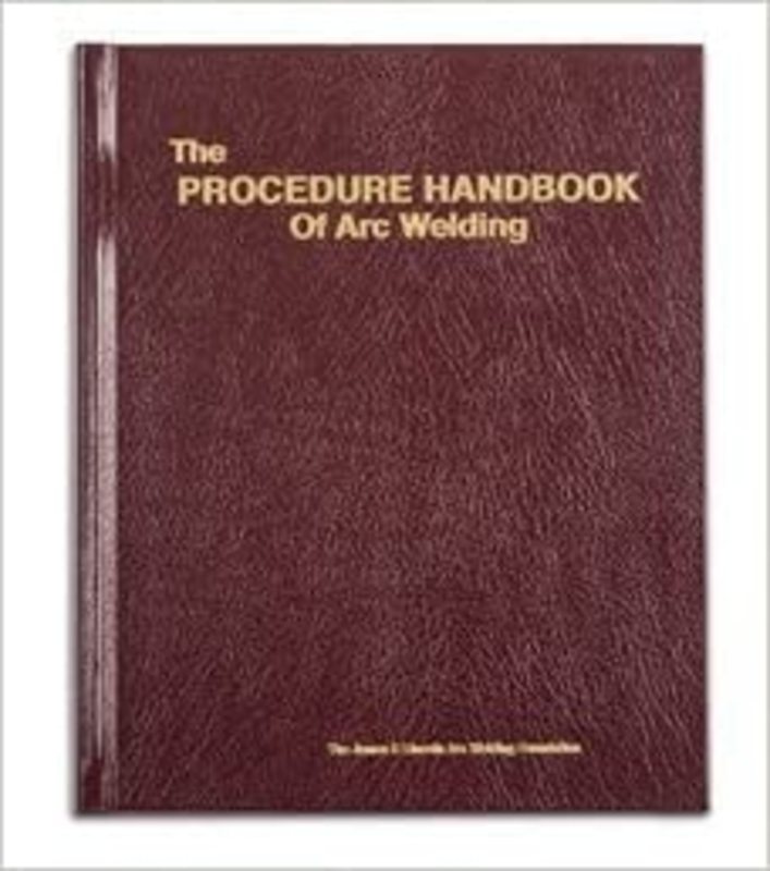 Book cover for "Procedure Handbook of Arc Welding" by James F. Lincoln Arc Welding Foundation