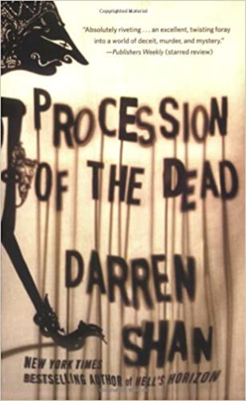 Book cover for "Procession of the Dead" by Darren Shan