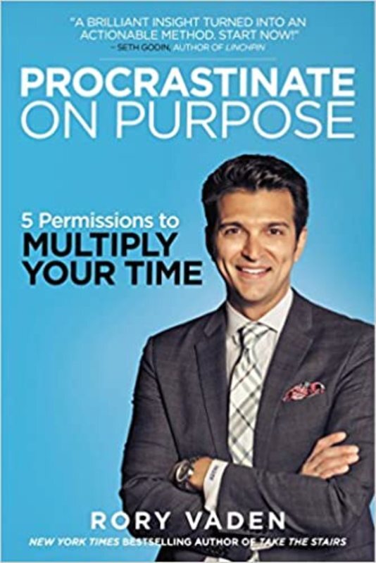 Book cover for "Procrastinate on Purpose" by Rory Vaden