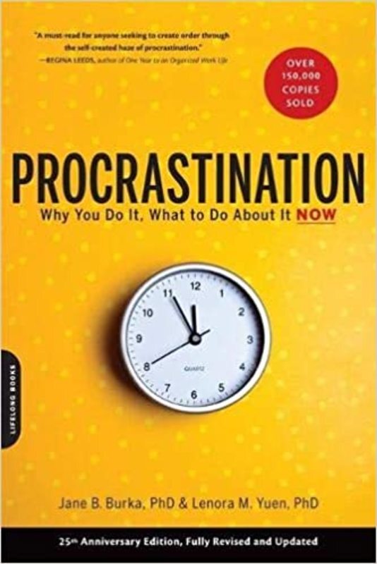 Book cover for "Procrastination" by Jane B. Burka
