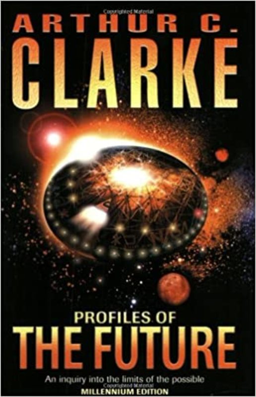 Book cover for "Profiles of the Future" by Arthur C. Clarke