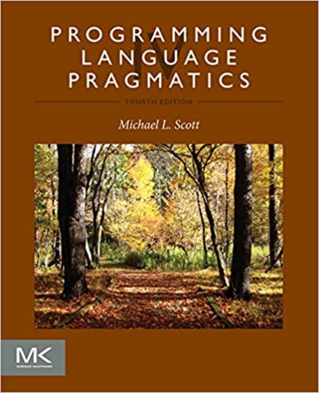 Book cover for "Programming Language Pragmatics" by Michael Scott