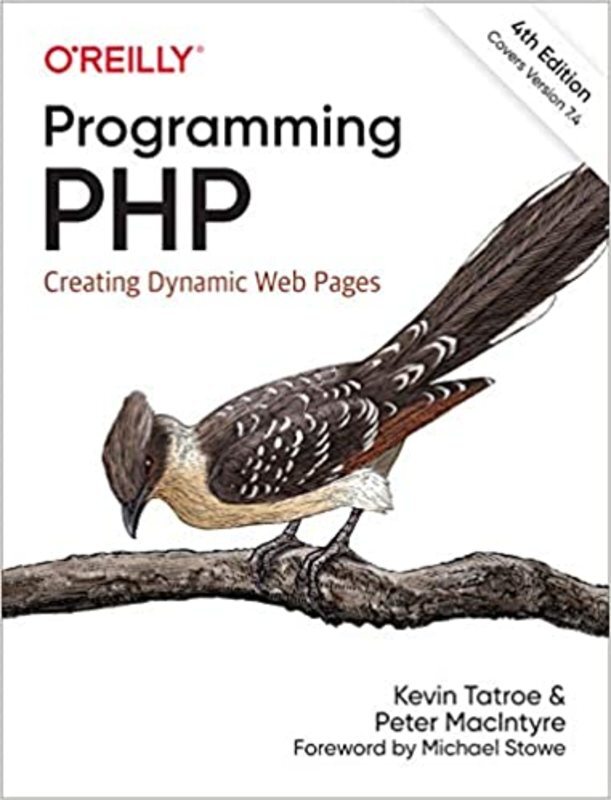 Book cover for "Programming PHP" by Kevin Tatroe