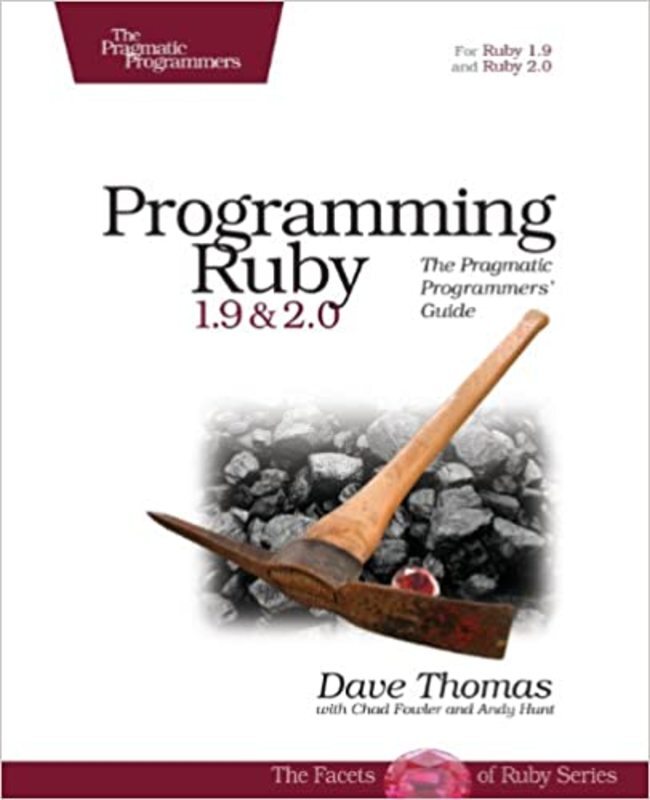 Book cover for "Programming Ruby 1.9 & 2.0" by Dave Thomas