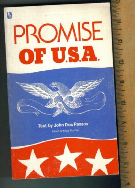 Book cover for "Promise of U.S.A." by John Dos Passos