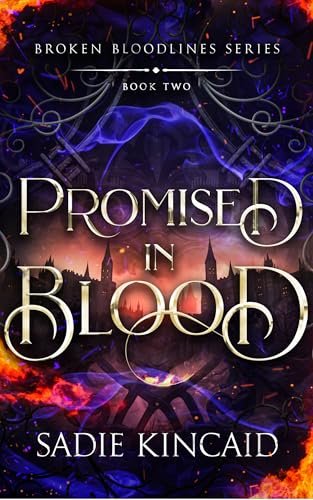 Book cover for "Promised in Blood" by Sadie Kincaid