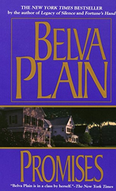 Book cover for "Promises" by Belva Plain