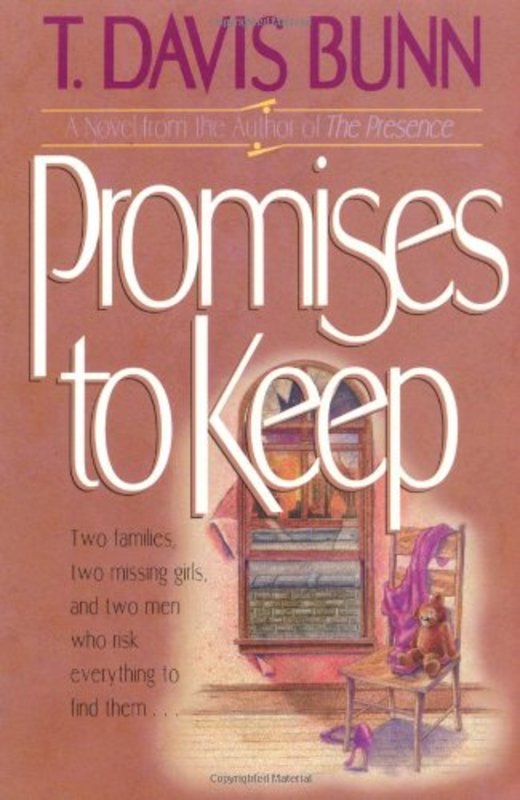Book cover for "Promises To Keep" by T Davis Bunn