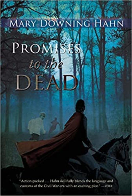 Book cover for "Promises to the Dead" by Mary Downing Hahn