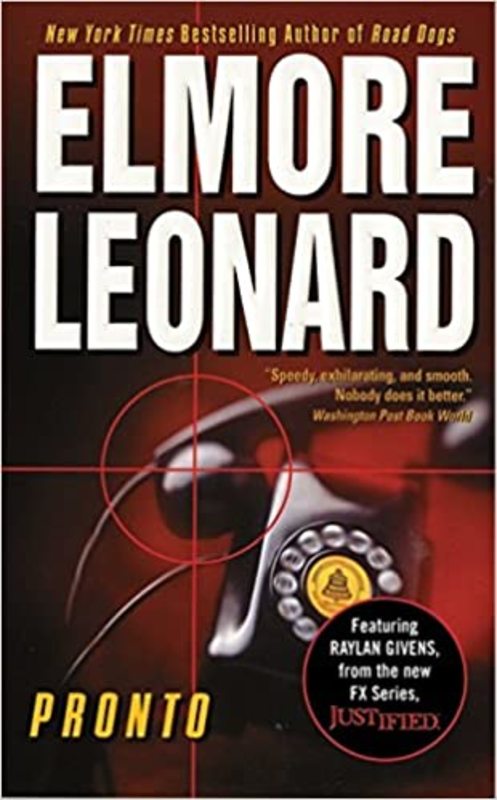Book cover for "Pronto" by Elmore Leonard