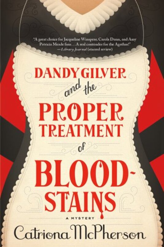 Book cover for "Proper Treatment of Bloodstains" by Catriona McPherson