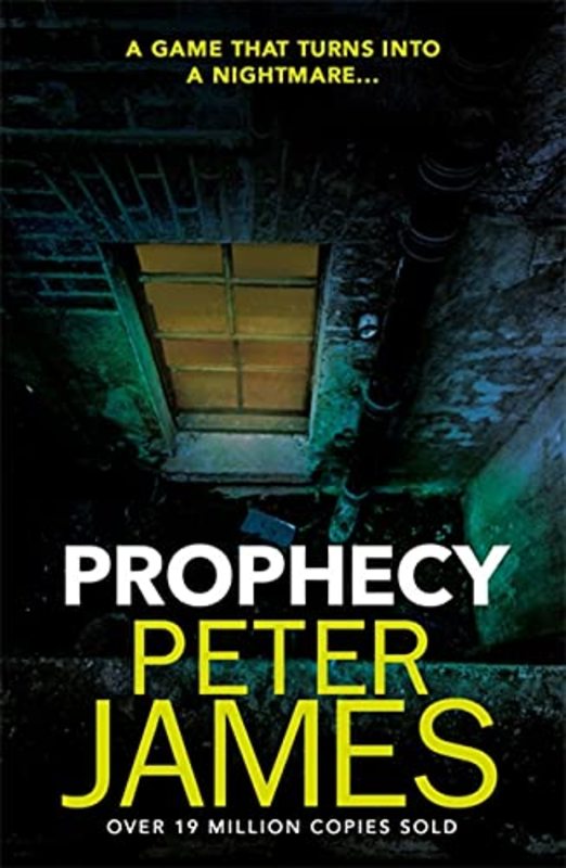 Book cover for "Prophecy" by Peter James