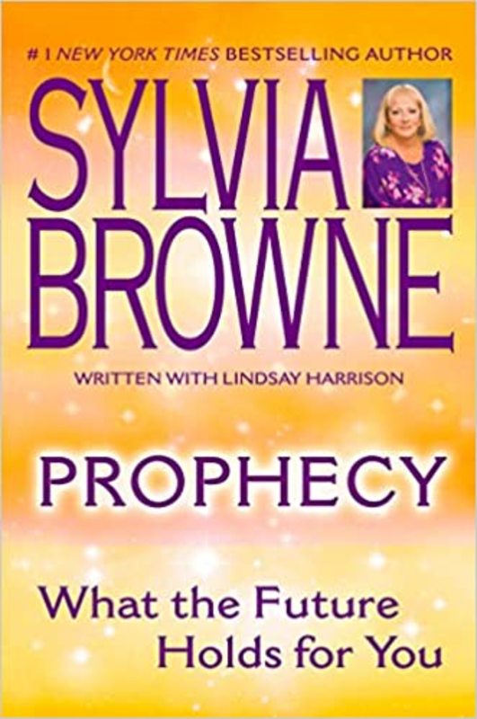 Book cover for "Prophecy" by Sylvia Browne