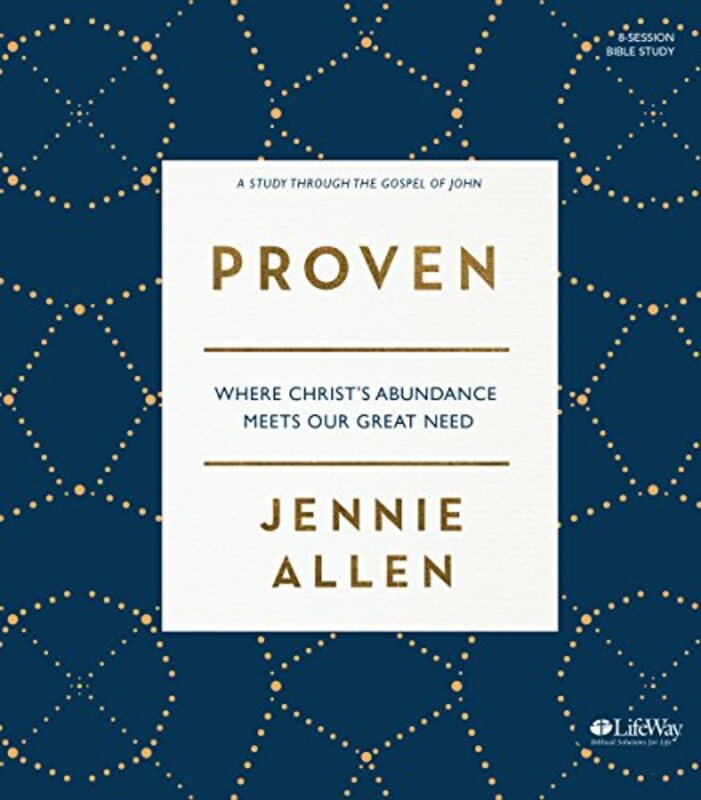 Book cover for "Proven - Bible Study Book" by Jennie Allen