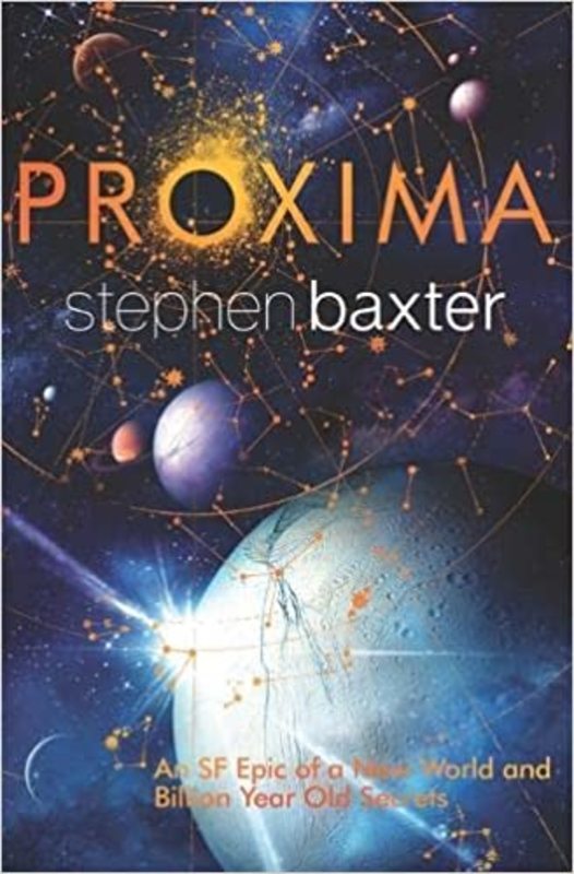 Book cover for "Proxima" by Stephen Baxter
