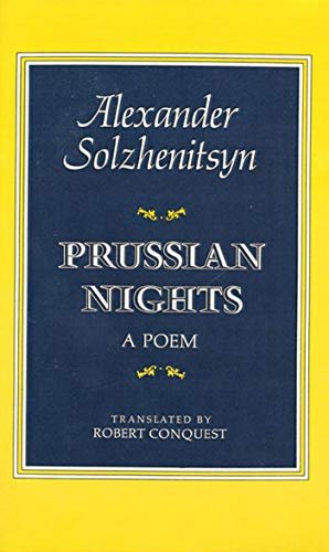 Book cover for "Prussian Nights: A Poem" by Aleksandr Solzhenitsyn