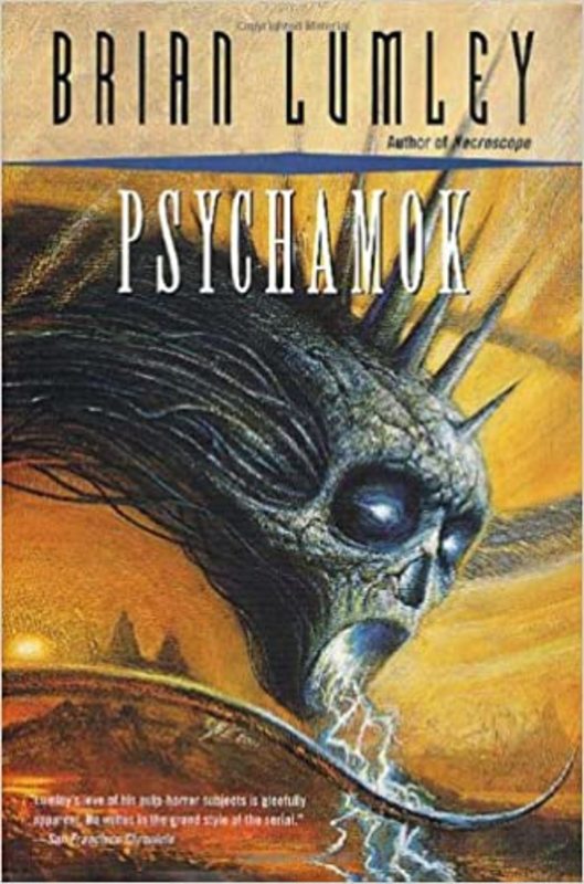 Book cover for "Psychamok" by Brian Lumley