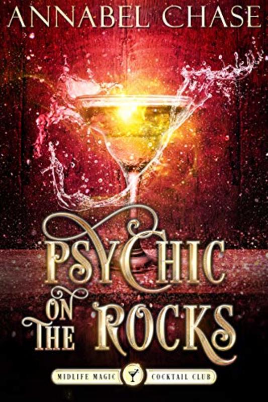 Book cover for "Psychic on the Rocks" by Annabel Chase