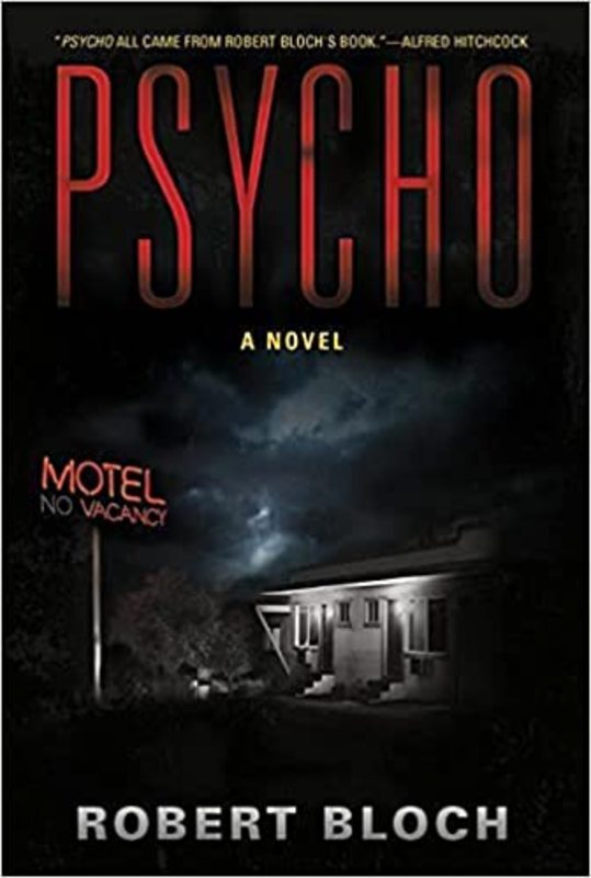 Book cover for "Psycho" by Robert Bloch