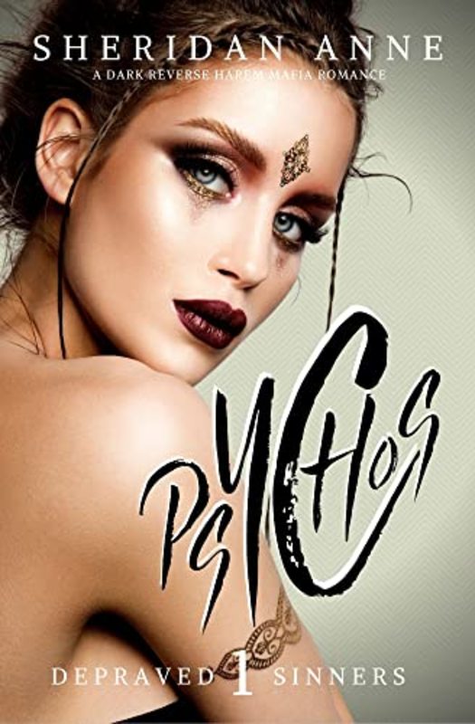 Book cover for "Psychos" by Sheridan Anne