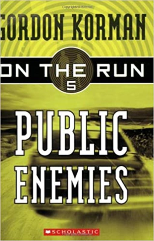 Book cover for "Public Enemies" by Gordon Korman