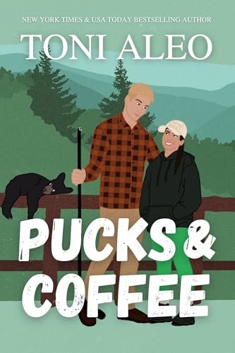 Book cover for "Pucks and Coffee" by Toni Aleo