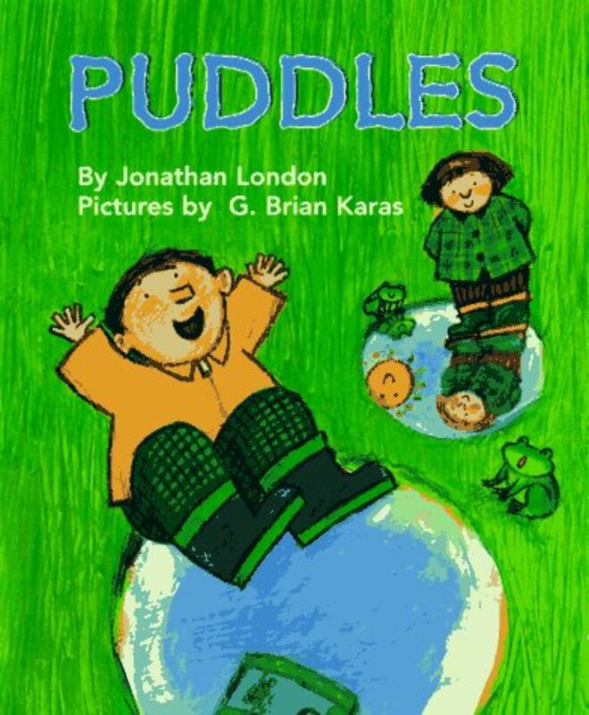 Book cover for "Puddles" by Jonathan London