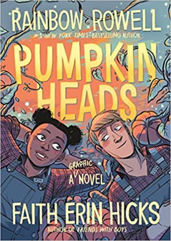 Book cover for "Pumpkinheads"