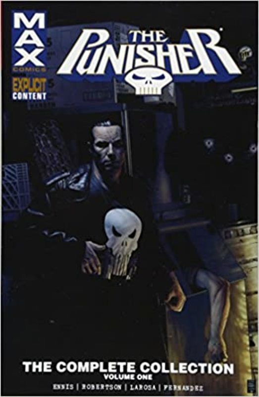 Book cover for "Punisher Max" by Darick Robertson