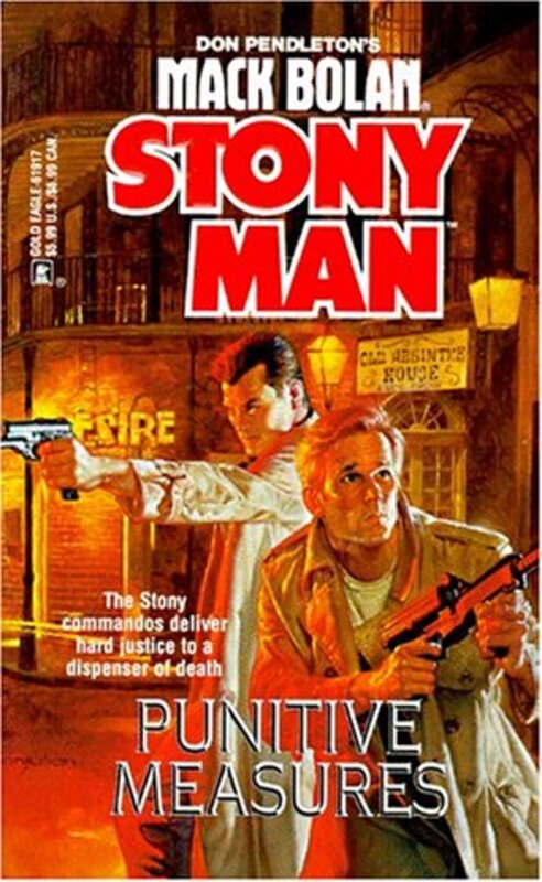 Book cover for "Punitive Measures" by Don Pendleton