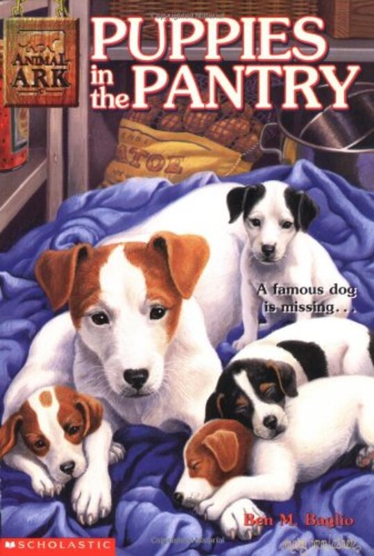 Book cover for "Puppies in the Pantry" by Lucy Daniels