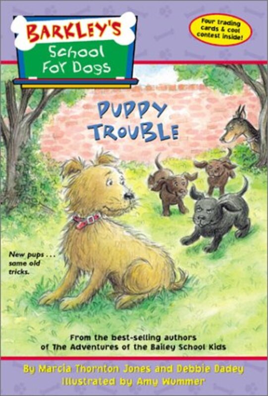 Book cover for "Puppy Trouble" by Marcia Thornton Jones
