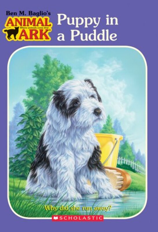 Book cover for "Puppy in a Puddle" by Lucy Daniels