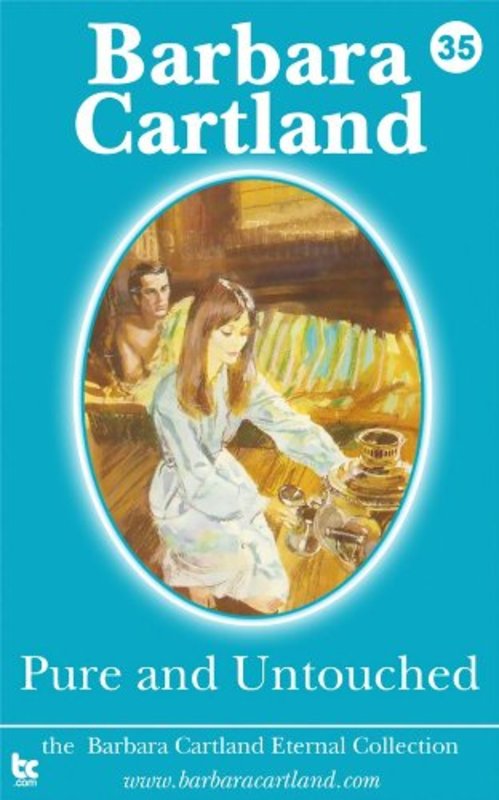 Book cover for "Pure and Untouched" by Barbara Cartland