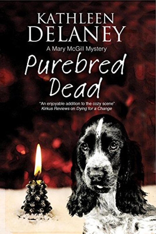 Book cover for "Purebred Dead" by Kathleen Delaney
