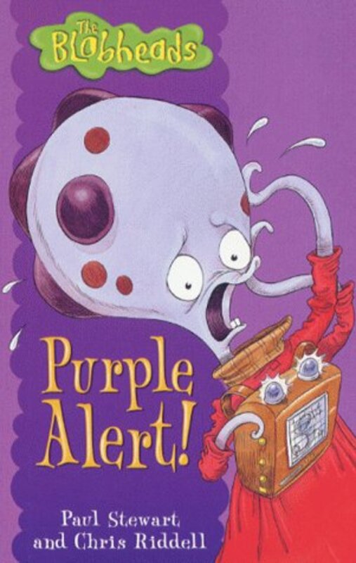 Book cover for "Purple Alert!" by Paul Stewart
