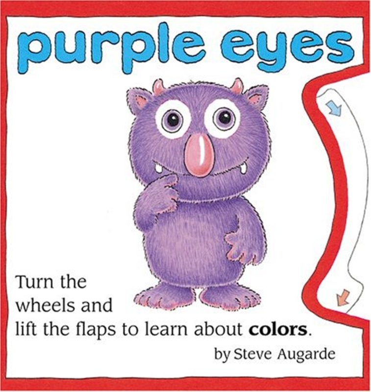 Book cover for "Purple Eyes" by Steve Augarde