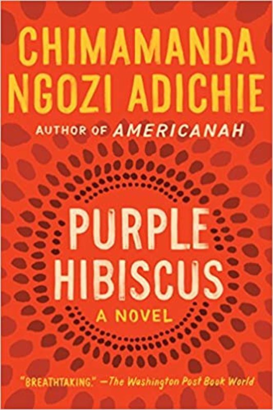 Book cover for "Purple Hibiscus" by Chimamanda Ngozi Adichie