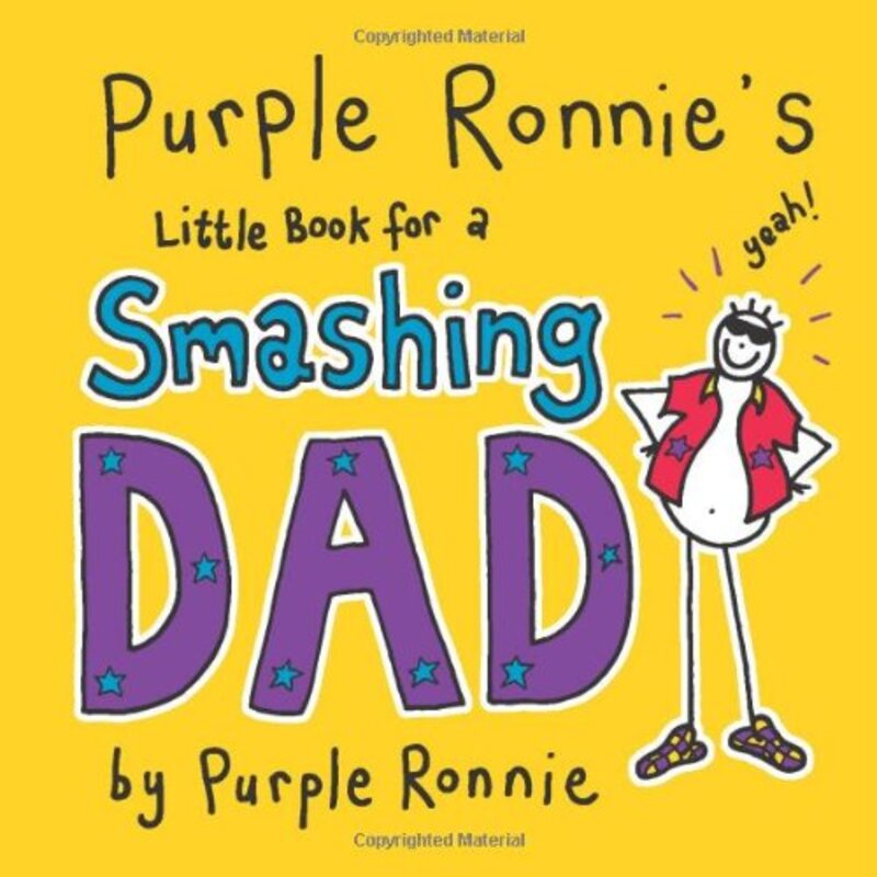 Book cover for "Purple Ronnie's Little Book for a Smashing Dad" by Giles Andreae