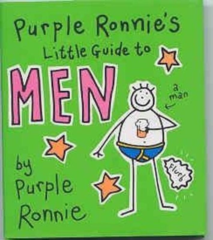 Book cover for "Purple Ronnie's Little Guide to Men" by Giles Andreae