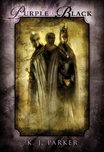 Book cover for "Purple and Black" by Tom Holt