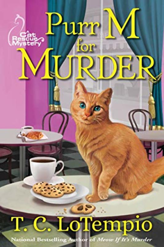 Book cover for "Purr M for Murder" by TC LoTempio