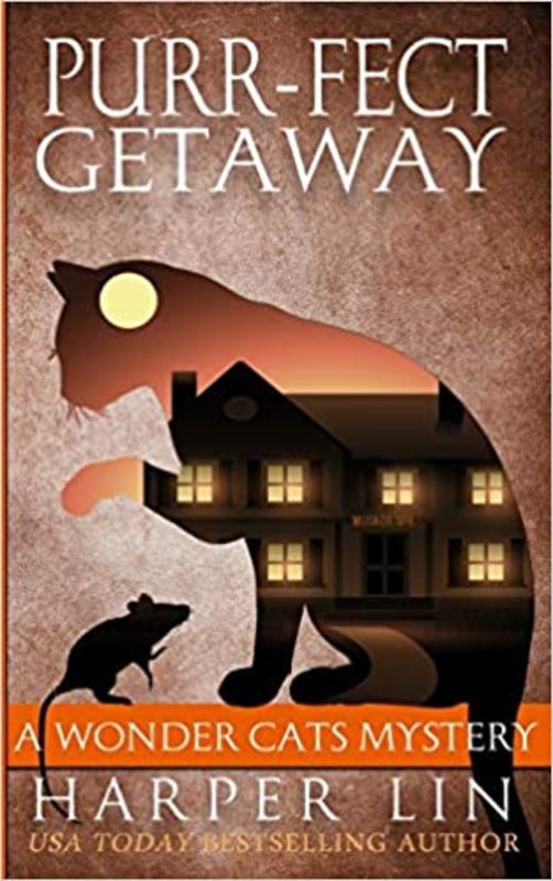 Book cover for "Purr-Fect Getaway" by Harper Lin