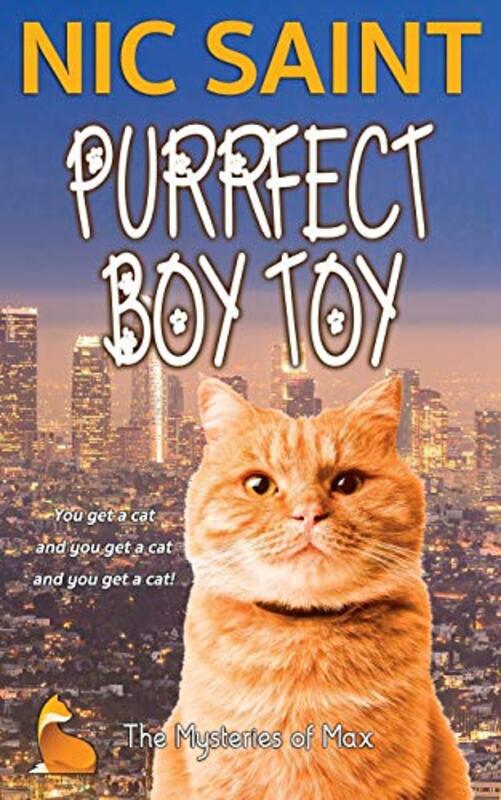 Book cover for "Purrfect Boy Toy" by Nic Saint