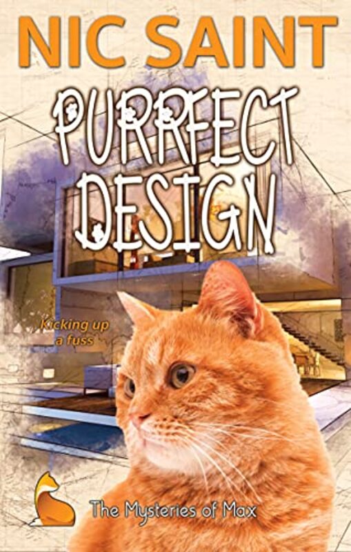 Book cover for "Purrfect Design" by Nic Saint